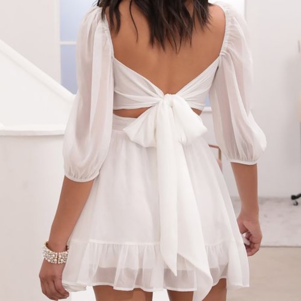 Lucy in the Sky white dress